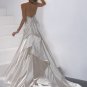 Free Shipping/Sheath/Sweatheart/Satin/Semi-cathedral train/Bridal Wedding Dress/GG009
