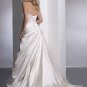 Free Shipping/Sheath/Sweatheart/Satin/Semi-cathedral train/Bridal Wedding Dress/GG010