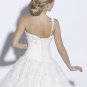 Free Shipping/A-line/Strapless/Satin&Organza/Floor length/Bridal Wedding Dress/GG013