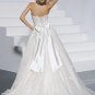 Free Shipping/A-line/Strapless/Satin&Organza/Floor Length/Bridal Wedding Dress/GG015