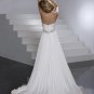 Free Shipping/A-line/Sweatheart/Chiffon/Chapel train/Bridal Wedding Dress/GG018