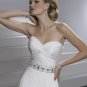 Free Shipping/A-line/Sweatheart/Chiffon/Chapel train/Bridal Wedding Dress/GG018