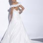 Free Shipping/A-line/V-neck/Taffeta/Chapel train/Bridal Wedding Dress/GG020