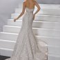 luxurious/Sheath/Sweatheart/Satin&lace/Floor length/Bridal Wedding Dress/GG032
