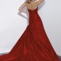 Red Taffeta Sweetheart-neck A-line Strapless Bridal wedding gowns GG035