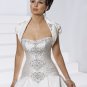 Free Shipping/Satin with Crystal Beadings Sweetheart-neck Ball Gown strapless Wedding Dress GG040