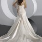Hot selling /Free Shipping/A-line/Sweatheart/Satin&Lace/Chapel train/Bridal Wedding Dress/GG073