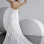 Free Shipping/A-line/Halter/Satin&Chiffon/Chapel train/Bridal Wedding Dress/GG086