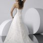 Free Shipping/Organza with Pearl Beadings A-line Strapless WEDDING DRESS GG088