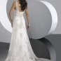 Free Shipping/A-Line/Sleeveless/Satin&Mesh/Sweep length train/Bridal Wedding Dress/GG103