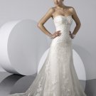 Free Shipping/A-Line/Sweatheart/Satin&Mesh/Sweep length train/Bridal Wedding Dress/GG105