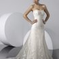 Free Shipping/A-Line/Sweatheart/Satin&Mesh/Sweep length train/Bridal Wedding Dress/GG105