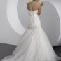 Free Shipping/Mermaid/Off the shoulder/Satin&Mesh/Sweep length train/Bridal Wedding Dress/GG106