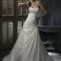 Free Shipping/A-line/Sweatheart/Taffeta/Chapel train/Bridal Wedding Dress/GG109