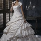 Free Shipping/A-line/Sweatheart/Taffeta/Chapel train/Bridal Wedding Dress/GG111