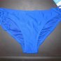 California Waves Blue Double String Bikini Bottom S NWT