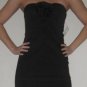 Black Flower Body Con Mini Dress Tunic S NWT
