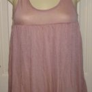 Victoria's Secret Moda Pink Soft Sheer Layering Tank Top XS New