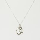 Ofina Large Om Charm Sterling Necklace