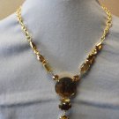 Multishape Gemstone Necklace with Matching Earrings