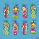 Enamel Flip Flop Charms