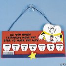 Foam Toothbrushing Chart Craft Kit