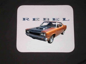New 1970 AMC Rebel Mousepad!