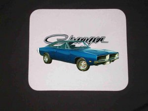 New 1969 Dodge Charger RT Mousepad!!