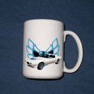 New Huge 15 Oz. White 1973 Pontiac Trans AM Mug