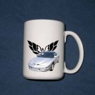New Huge 15 Oz. Silver 2000 Pontiac Trans AM Mug