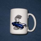 New 15 oz. Blue 1976 Ford Cobra Mustang mug