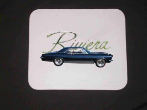 Blue 1965 Buick Riviera Mousepad
