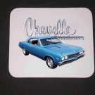 New 1967 Blue Chevy Chevelle Mousepad!
