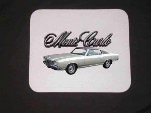 New 1972 Chevy Monte Carlo Mousepad!