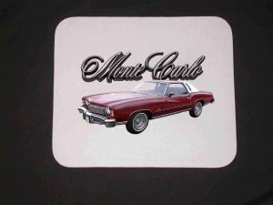 New 1974 Chevy Monte Carlo Mousepad!