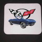 New Dark Blue 1966 Chevy Corvette Mousepad!