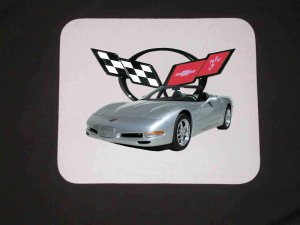New 2001 Chevy Corvette Mousepad!