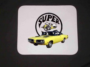 New 1970 Dodge Superbee Mousepad!!