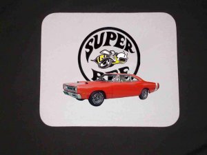 New Red 1969 Dodge Superbee Mousepad!!