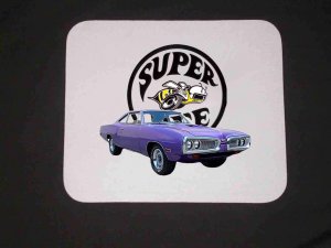 New Purple 1970 Dodge Superbee Mousepad!!