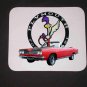 New 1969 Plymouth Roadrunner Convertible Mousepad!!