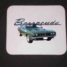 New Green 1971 Plymouth Barracuda Mousepad!!