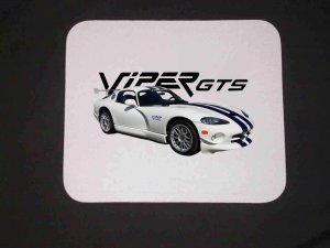 New 1998 Dodge Viper GTSR Mousepad!!