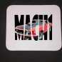 New Red 1969 Ford Mustang Mach 1 in Letters Mousepad!