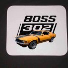 New Orange 1970 Ford Boss Mustang Mousepad!