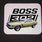 New Olive 1970 Ford Boss Mustang Mousepad!