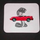 New 1994 Ford Mustang Cobra w/logo Mousepad!