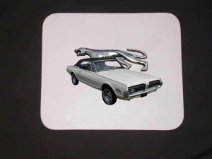 New 1968 Mercury Cougar Mousepad!