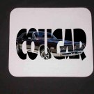 New Black 1968 Mercury Cougar w/letters Mousepad! New Black 1968 Mercury Cougar w/letters Mousepad!
