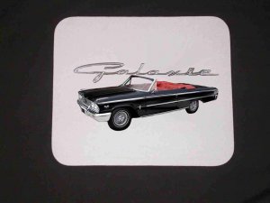 New 1963 Ford Galaxie Mousepad!